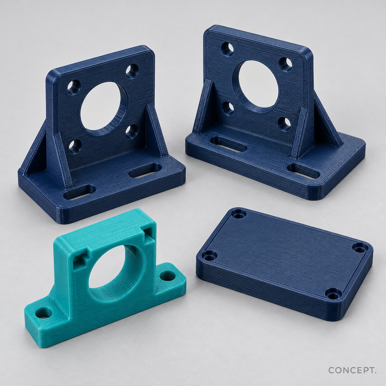 Custom 3D-printed robotics parts