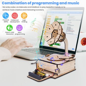 STEM Programming DIY Mini Light-Controlled Phonograph Kit